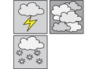 Disegni da colorare pittogrammi meteo 3