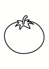 Disegno da colorare pomodoro