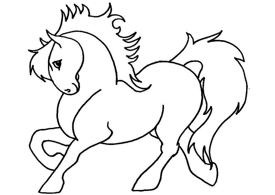 Disegno da colorare pony