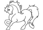 Disegno da colorare pony