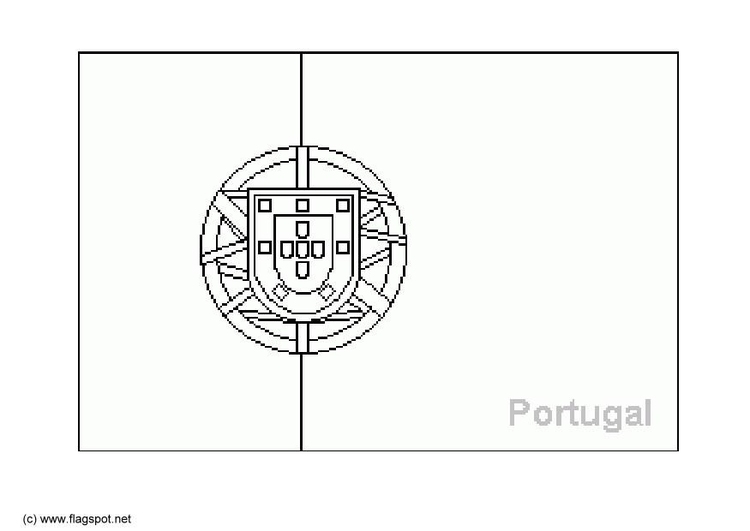 Disegno da colorare Portogallo