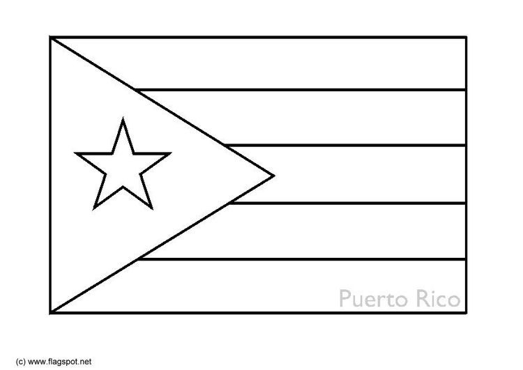Disegno da colorare Puerto Rico