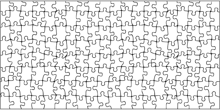 Disegno da colorare puzzle