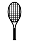 Disegni da colorare racchetta da tennis
