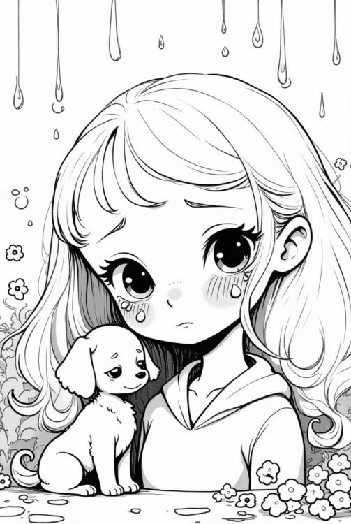 ragazza triste