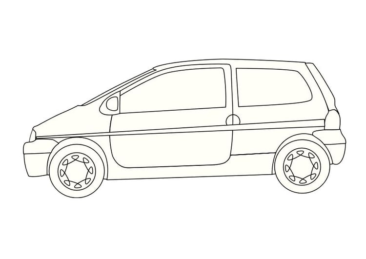 Disegno da colorare Renault Twingo