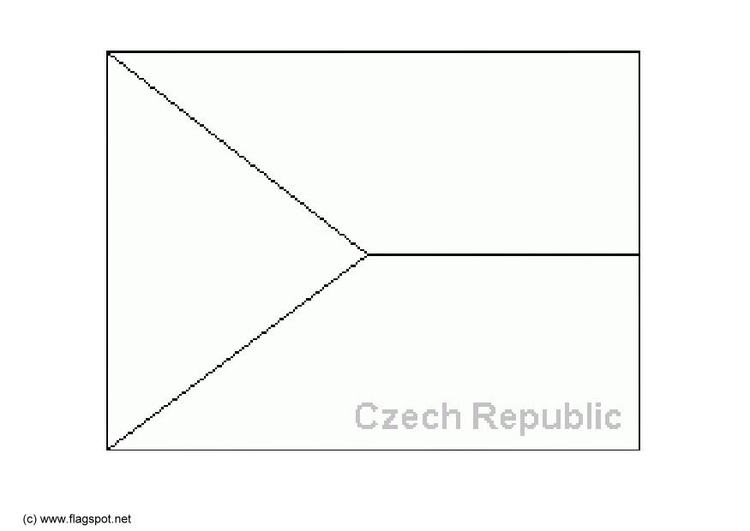Disegno da colorare Repubblica Ceca