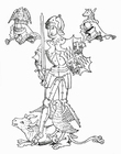 Disegni da colorare Richard Neville, Conte di Warwick