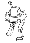 Disegni da colorare robot