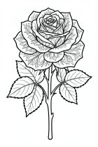 disegno-da-colorare rosa