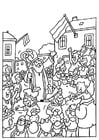 Disegno da colorare San Nicola