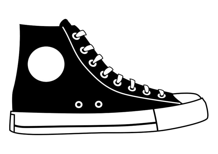 converse da colorare, Scarpe Converse All Star