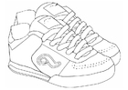 Disegni da colorare scarpe da ginnastica