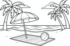 scena sulla spiaggia