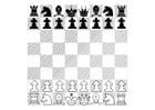Disegno da colorare schacchi