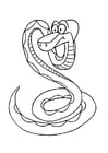 Disegno da colorare serpente