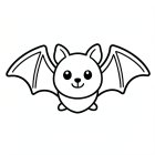 simpatico pipistrello di Halloween