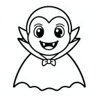 simpatico vampiro di Halloween
