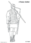 Disegni da colorare soldato romano