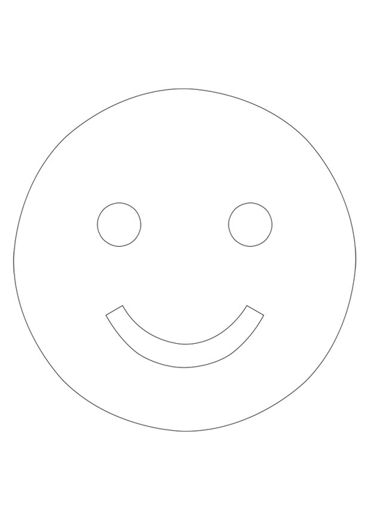 Disegno da colorare sorridere