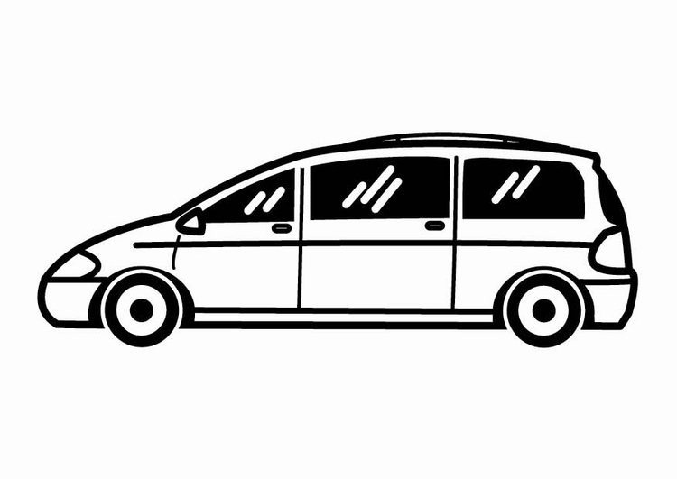 Disegno da colorare stationwagon