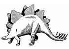 Disegni da colorare stegosauro