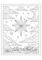 Stelle nella notte di Natale
