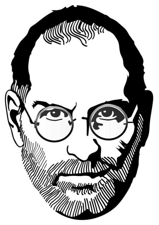 Disegno da colorare Steve Jobs