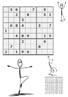 Disegni da colorare sudoku - fare sport