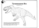 Disegni da colorare T-Rex
