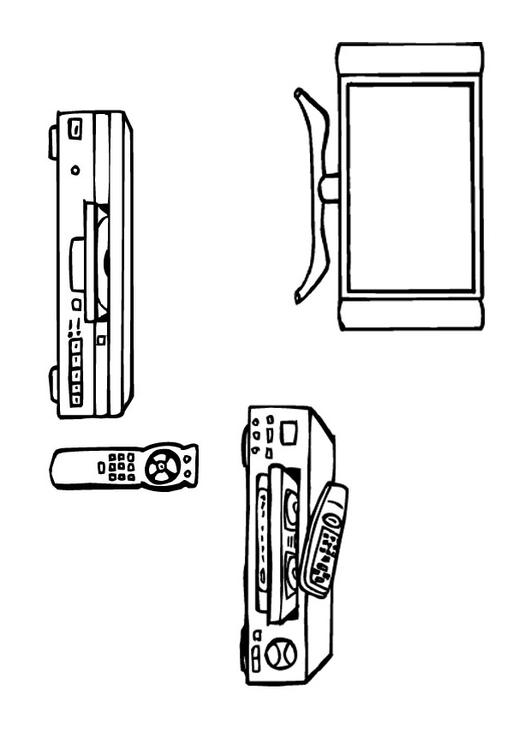 televisione, vcr, dvd