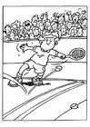 Disegno da colorare tennis