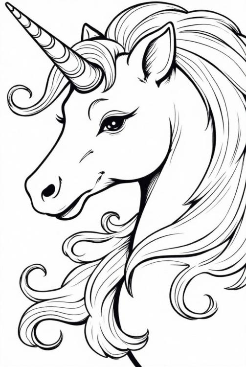 testa di unicorno