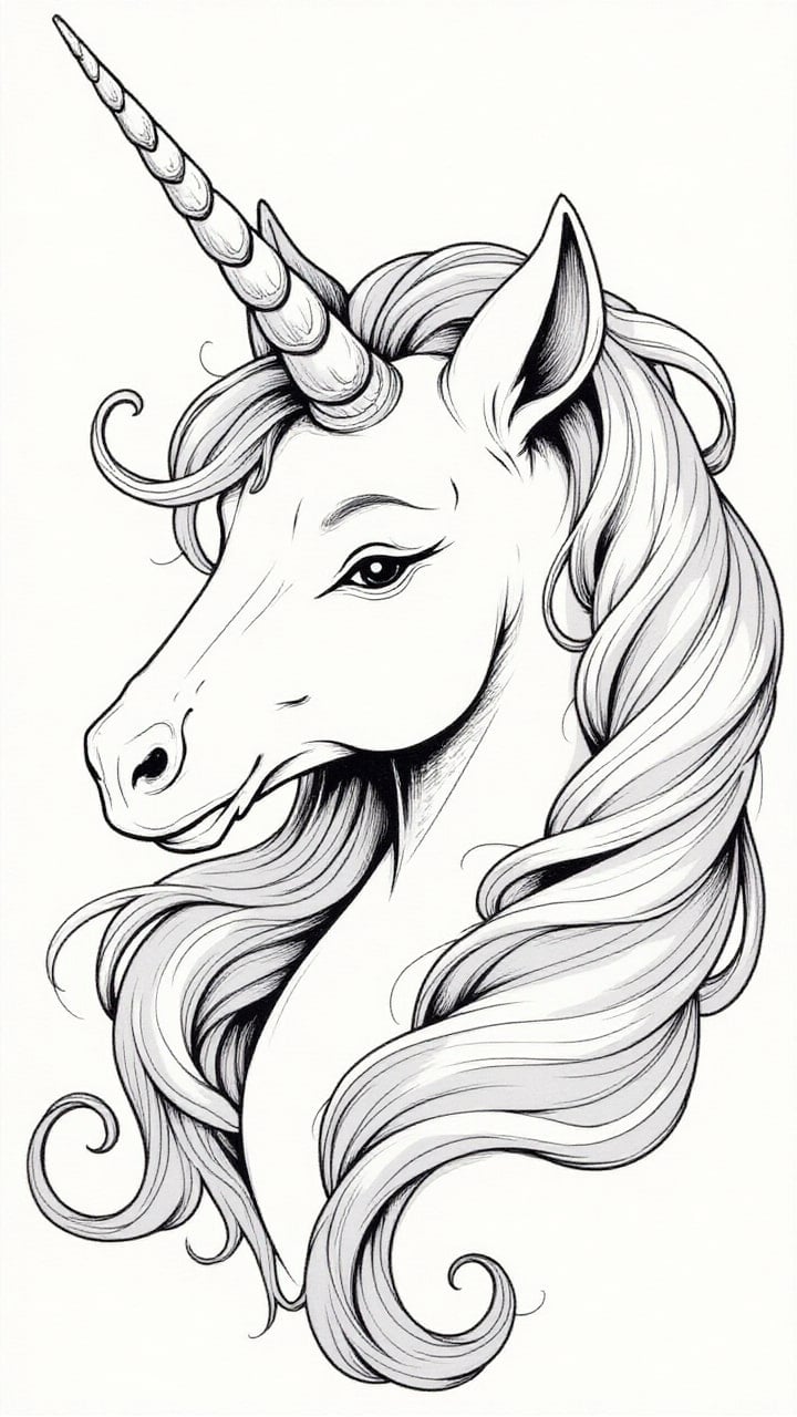 testa di unicorno