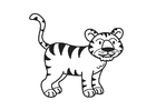 Disegni da colorare tigre