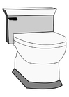 Disegni da colorare toilet