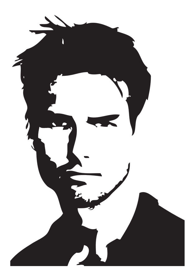 Disegno da colorare Tom Cruise