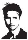 Disegni da colorare Tom Cruise