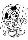 Disegni da colorare Topolino