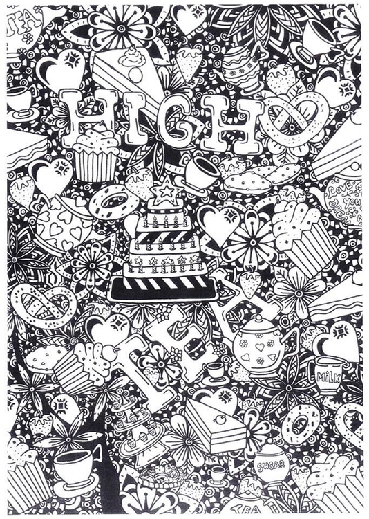 Disegno da colorare tratta
