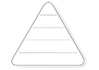 Disegni da colorare triangolo dell'alimentazione - bianco