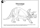 Disegni da colorare Triceratops