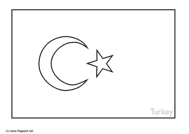 Disegno da colorare Turchia