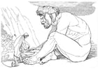 Disegni da colorare Ulisse e il ciclope Polifemo