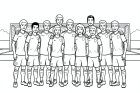 una squadra di calcio