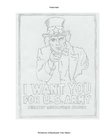 Disegni da colorare Uncle Sam