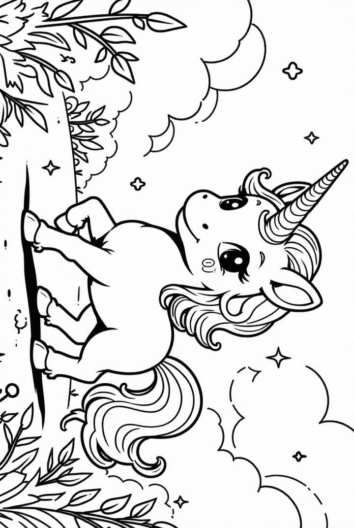 unicorno carino