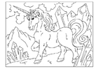 Disegni da colorare unicorno