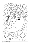 disegno-da-colorare uomo luna
