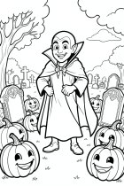 vampiro nel cimitero